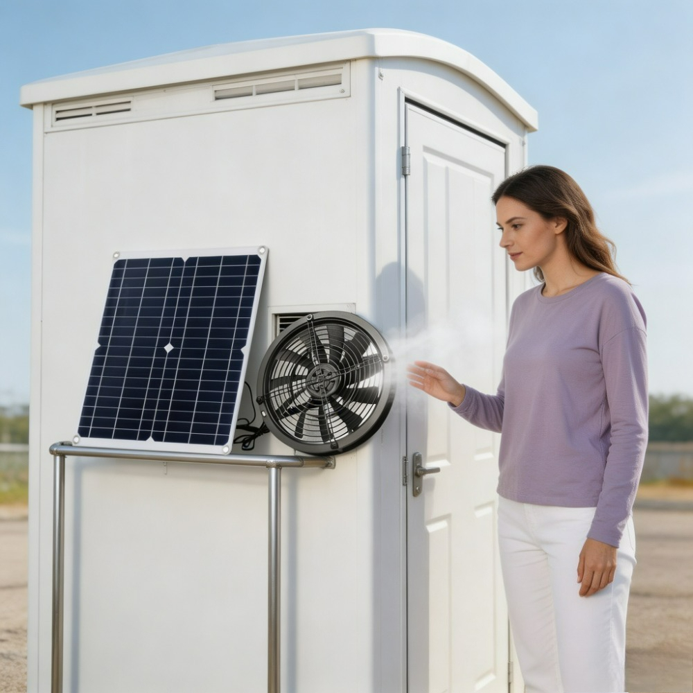 Outdoor Power Vent - 15W 25W 태양광 배기 팬 환기