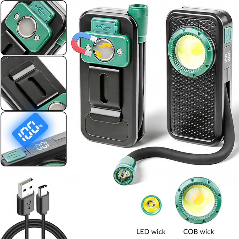 Outdoor Power Usb - 새로운 자석 부착 작업등, 펜 클립,