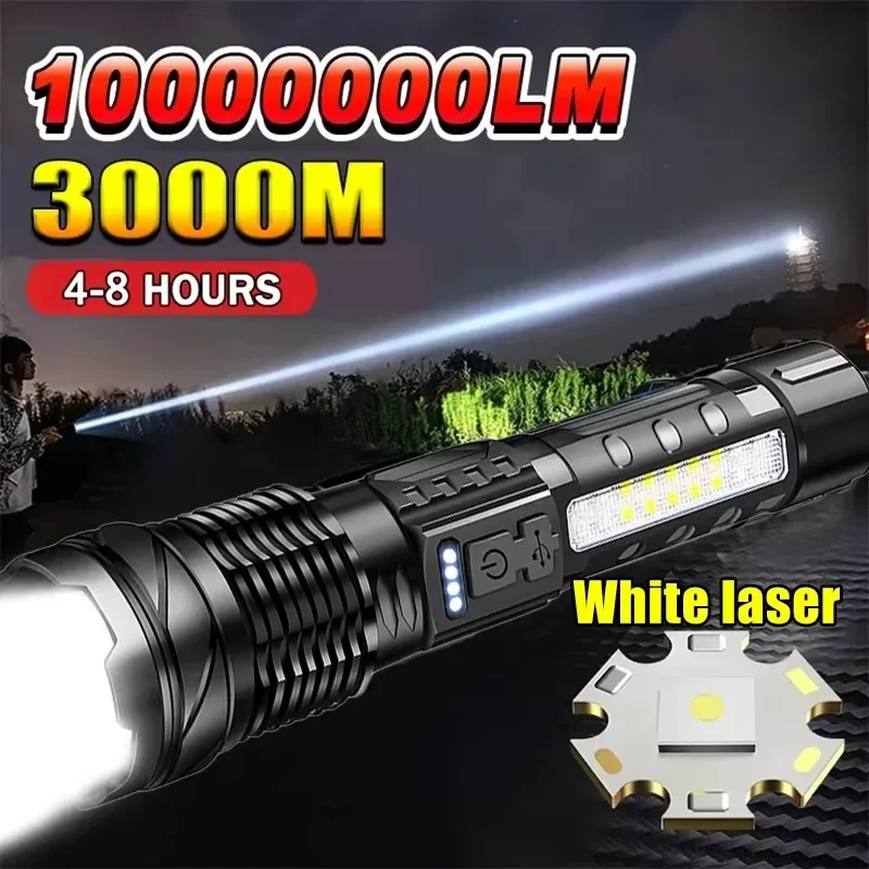 Outdoor Power Usb - 강력한 LED 손전등 배터리 표시등 USB