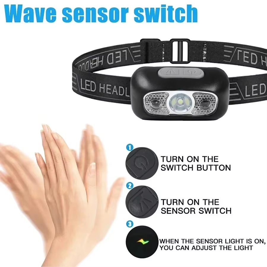 강력한 LED 헤드램프 조절 가능한 웨이브 센서 스위치 - Power Switch Outdoor 리뷰 및 가격