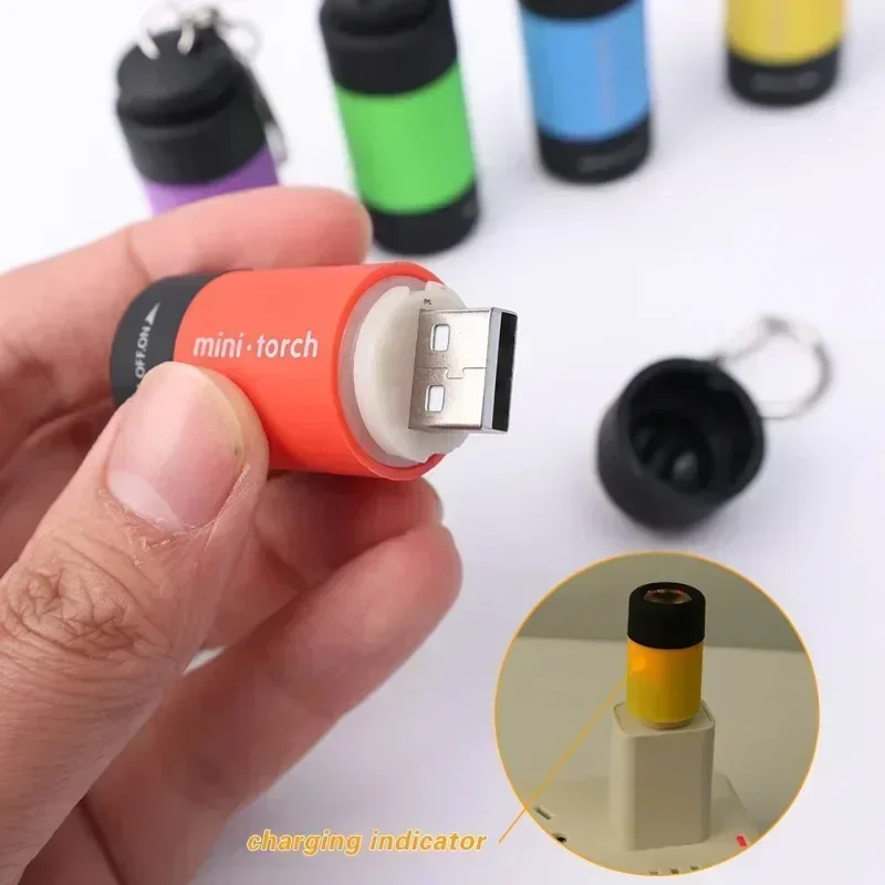 USB 충전식 LED 다기능 강력한 빛 포켓 키체인 손 - Outdoor Power Usb 리뷰 및 가격