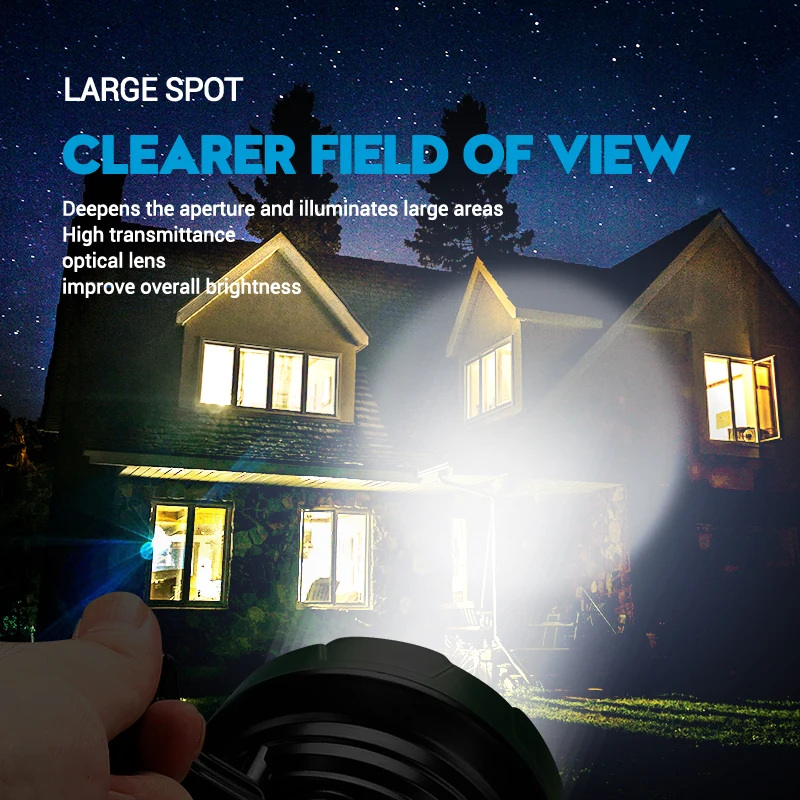 COB 캠핑 램프와 함께 휴대용 강력한 LED 손전등  - Outdoor Power Usb 리뷰 및 가격