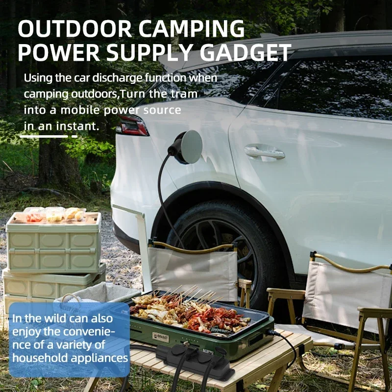 휴대용 16A 4KW 전기차 EV 충전기 V2L 케이블 - Outdoor Power Usa 리뷰 및 가격