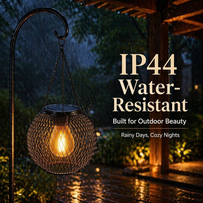 태양열 LED 교수형 플로어 램프 야외 속이 빈 조명  - Outdoor Power Supply 리뷰 및 가격