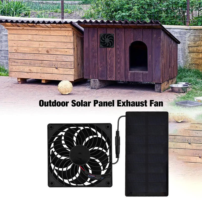 태양광 패널로 구동되는 12cm 환풍기, 방수 야외 공 - Outdoor Power Vent 리뷰 및 가격