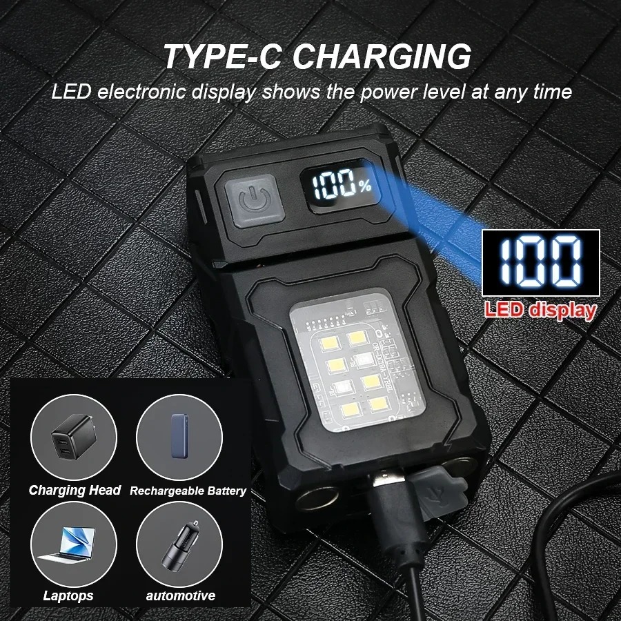 미니 USB 충전식 LED 손전등 테일 마그넷 COB  - Outdoor Power Usb 리뷰 및 가격