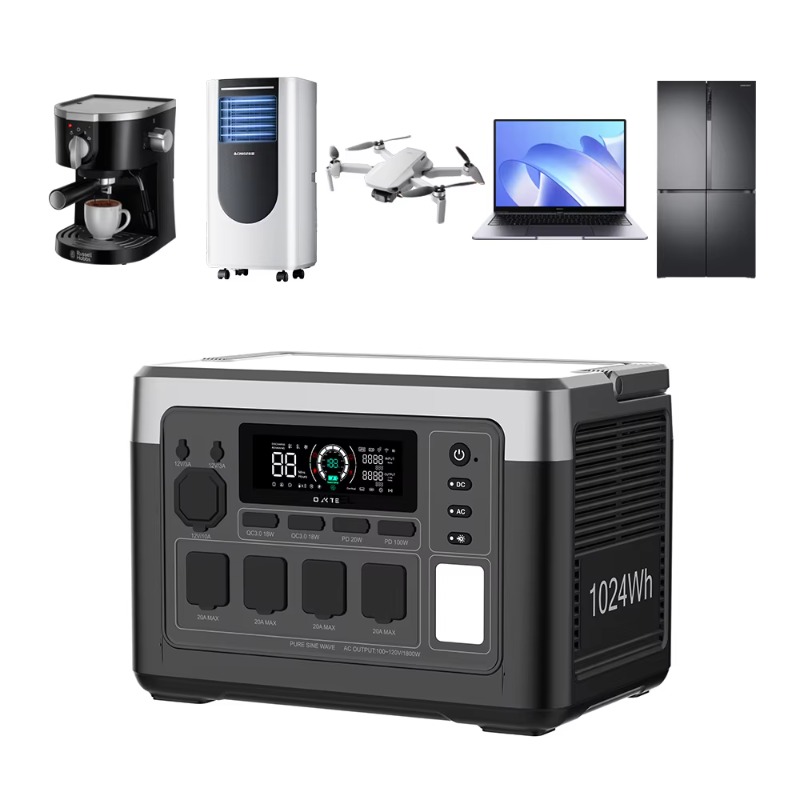 EU 미국 창고 1800W 1024Wh 무소음 태양광  - Outdoor Power Usa 리뷰 및 가격