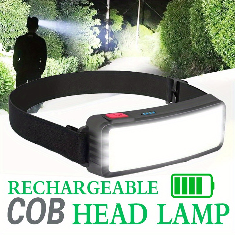 강력한 COB LED 헤드램프 Type-c 충전식 헤드 - Outdoor Power Head 리뷰 및 가격
