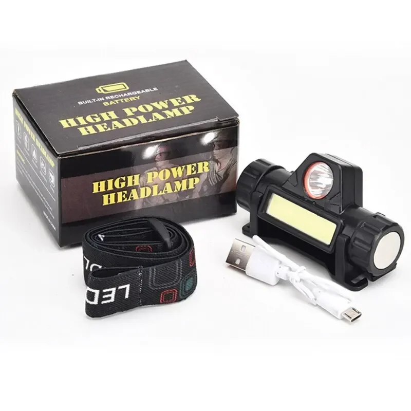 강력한 헤드 라이트 LED 충전식 작업용 손전등, 자석 - Outdoor Power Head 리뷰 및 가격