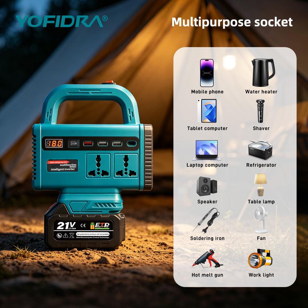 요피드라 220V 휴대용 파워 인버터 야외 비상 전원  - Outdoor Power Adapter Usb C 리뷰 및 가격