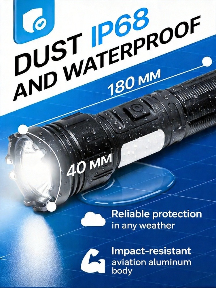 레이저 휴대용 손전등 충전식 18650 리튬폴리머 야외 - Outdoor Power Usb 리뷰 및 가격