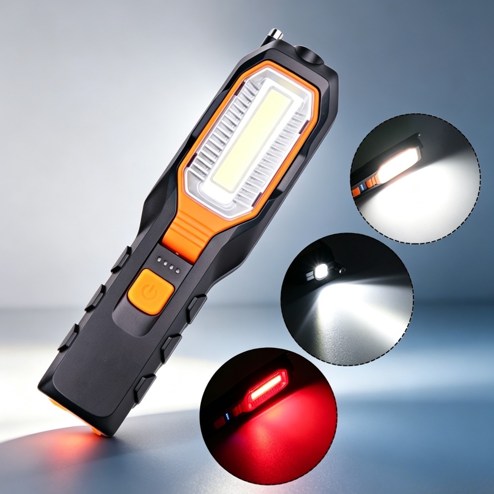 새로운 LED 작업등 내장 배터리 USB 충전식 자석  - Outdoor Power Usb 리뷰 및 가격