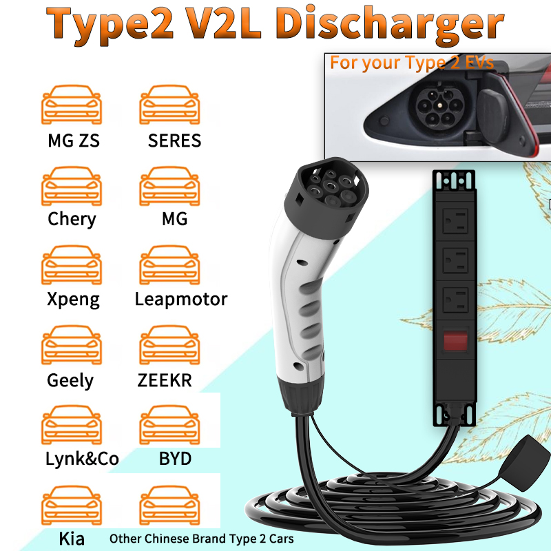 WUFEN 휴대용 타입 2 V2L 케이블 16A 전원  - Power Switch Outdoor 리뷰 및 가격
