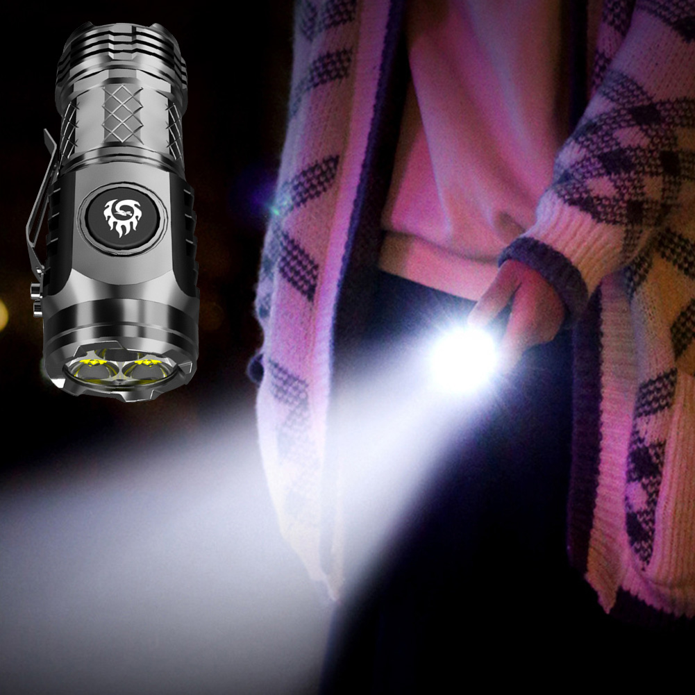 고출력 전술 플래시 라이트 3LED 미니 키체인 토치  - Outdoor Power Usb 리뷰 및 가격