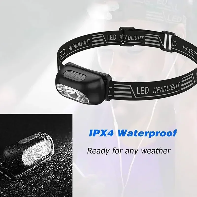 강력한 센서 조절식 LED 헤드 플래시 라이트 USB  - Outdoor Power Head 리뷰 및 가격